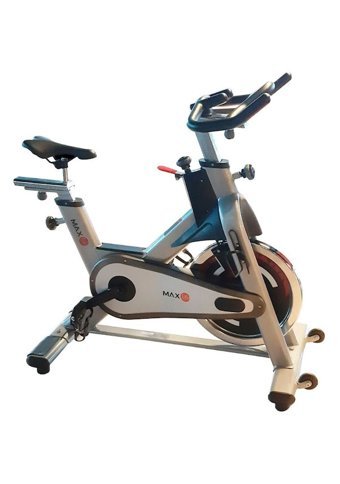 Max Life Indoor Cycle Spin Bike 150 kg Kapasiteli Manuel Mekanik Dikey Kondisyon Bisikleti Beyaz