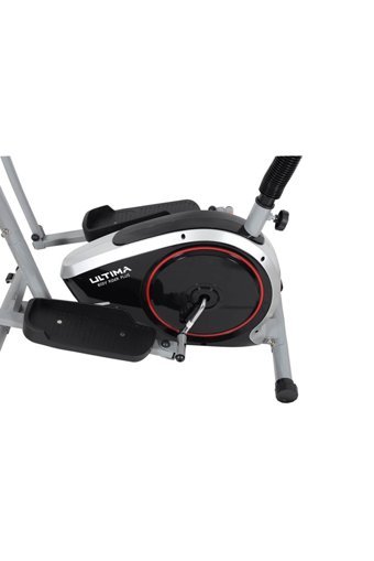 Ultima Bodyrider Plus 120 kg Kapasiteli Manuel Mekanik Dikey Kondisyon Bisikleti Siyah