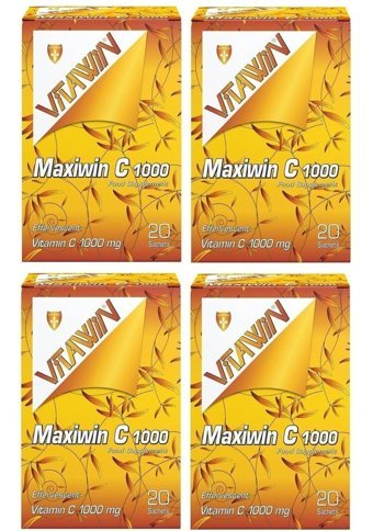 Vitawin Maxiwin C Limonlu Yetişkin Mineral 4x20 Adet