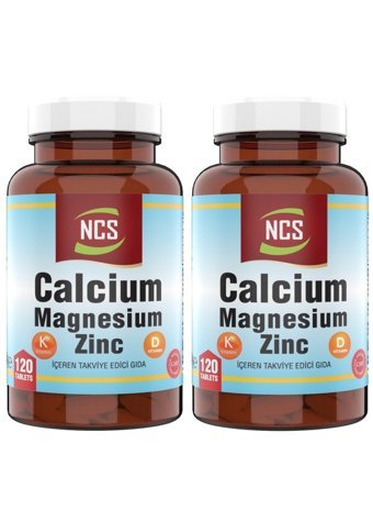 Ncs D&K Kalsiyum Yetişkin Mineral 2x120 Adet