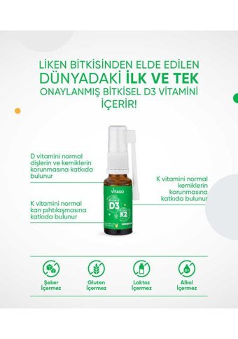 Vitago D3 K2 Yetişkin 20 ml