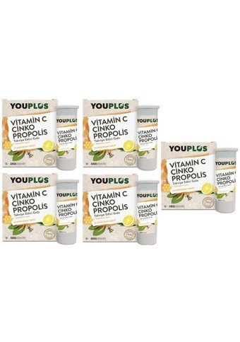 Youplus Vitamin C Çinko Propolis Portakallı Yetişkin 5x20 Adet