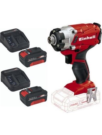 Einhel TE-CI 18/1 Li 18 V 4 Ah Kömürsüz Darbeli Çift Akülü Vidalama Makinesi