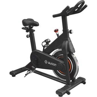 Busso Magic Spinbike 120 kg Kapasiteli Koltuklu Mekanik Dikey Kondisyon Bisikleti Siyah