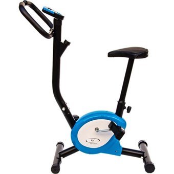Cosfer Csf-01-K 100 kg Kapasiteli Koltuklu Mekanik Dikey Kondisyon Bisikleti Mavi