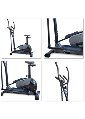 Dynamic D960 Plus 110 kg Kapasiteli Koltuklu Manyetik Dikey Kondisyon Bisikleti Siyah