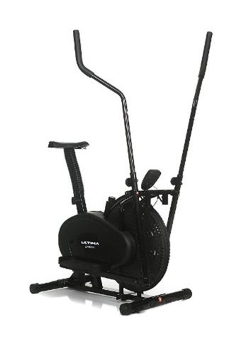 Ultima Cardio 120 kg Kapasiteli Manuel Motorlu Dikey Kondisyon Bisikleti Siyah