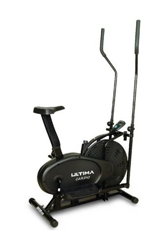 Ultima Cardio 120 kg Kapasiteli Manuel Motorlu Dikey Kondisyon Bisikleti Siyah