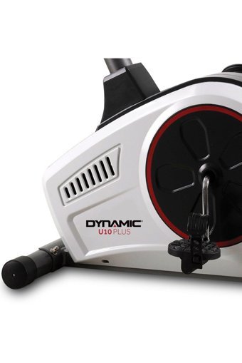 Dynamic U10 Plus 120 kg Kapasiteli Koltuklu Mekanik Dikey Kondisyon Bisikleti Beyaz