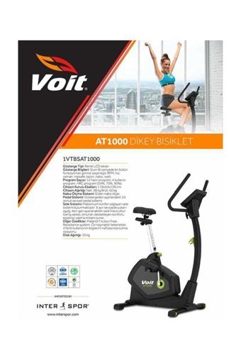 Voit At 1000 Manuel Mekanik Dikey Kondisyon Bisikleti Siyah