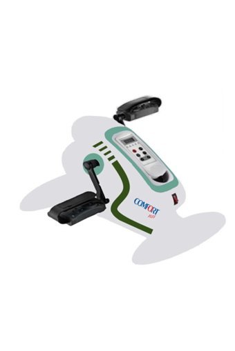 Comfort Plus Elektrikli 120 kg Kapasiteli Manuel Dikey Kondisyon Bisikleti Beyaz
