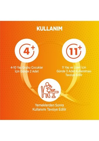 Qlife Vitamin C Sambucus Portakal Çocuk Yetişkin 60 Adet