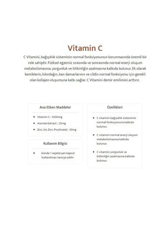 Wiselab Vitamin C Yetişkin 30 Adet