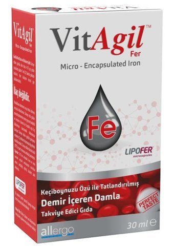 Allergo Vitagil Fer Keçiboynuzlu Yetişkin Mineral 30 ml