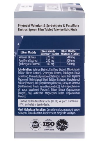 Phytodef Valerian Yetişkin Mineral 30 Adet
