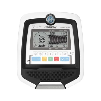 Horizon Comfort R 130 kg Kapasiteli Koltuklu Manyetik Yatay Kondisyon Bisikleti Beyaz