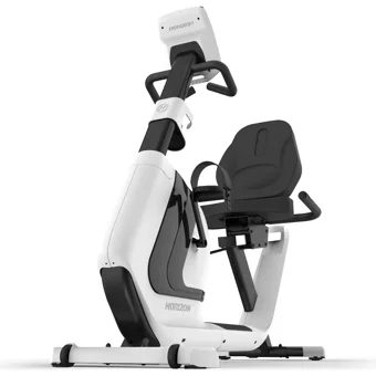 Horizon Comfort R 130 kg Kapasiteli Koltuklu Manyetik Yatay Kondisyon Bisikleti Beyaz