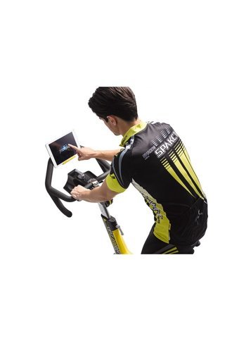 Horizon Gr7 Indoor Bike 136 kg Kapasiteli Koltuklu Dikey Kondisyon Bisikleti Sarı-Siyah