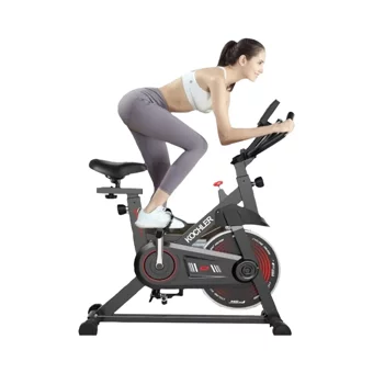 Kochler Spinning Bike-1 150 kg Kapasiteli Koltuklu Motorlu Dikey Kondisyon Bisikleti Siyah