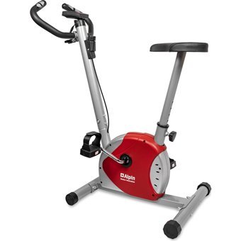 Alpin Actuel B-160 100 kg Kapasiteli Koltuklu Mekanik Dikey Kondisyon Bisikleti Kırmızı