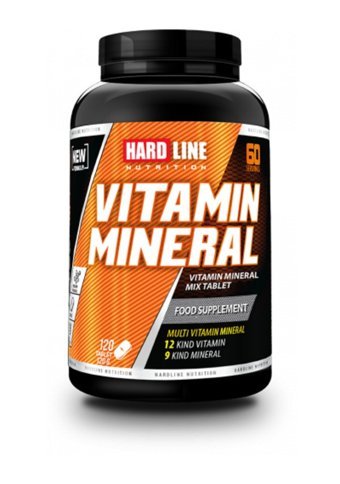 Hardline Vitamin Mineral Yetişkin Mineral 120 Adet
