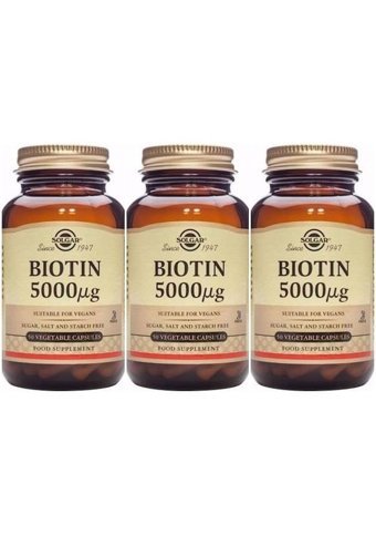 Solgar Biotin Yetişkin Mineral 3x50 Adet