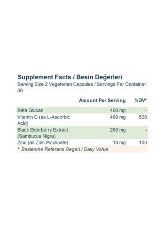 Wiselab Sambucus Karamürverli Yetişkin 60 Adet