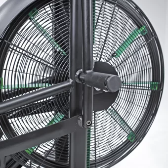 Woqes Profesyonel Air Bike Manuel Koltuklu Mekanik Dikey Kondisyon Bisikleti Siyah