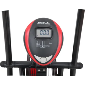 Fox Fitness X2 Air Bike 100 kg Kapasiteli Koltuklu Mekanik Dikey Kondisyon Bisikleti Kırmızı-Siyah