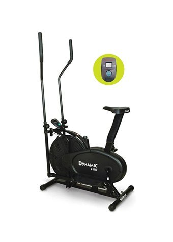Dynamic R-102 Orbıtroller 90 kg Kapasiteli Koltuklu Manyetik Dikey Kondisyon Bisikleti Siyah
