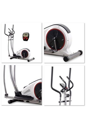 Dynamic D30 Plus 120 kg Kapasiteli Manyetik Dikey Kondisyon Bisikleti Beyaz