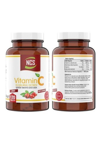 Ncs Vitamin D3 K2 Kuşburnu Yetişkin 120 Adet