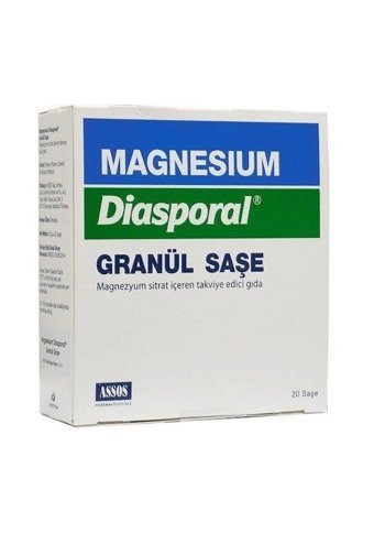 Assos Magnesium Diasporal Yetişkin Mineral 20 Adet