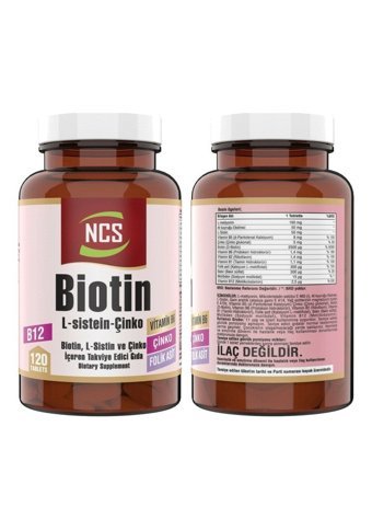 Ncs Biotin-D3 K2 Yetişkin 120 Adet