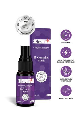 Olevit B Kompleks Çocuk Yetişkin 30 ml
