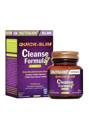 Nutraxin Cleanse Formula 7 Yeşil Çay De Dikeni Sinameki Isırgan Yetişkin Mineral 14 Adet