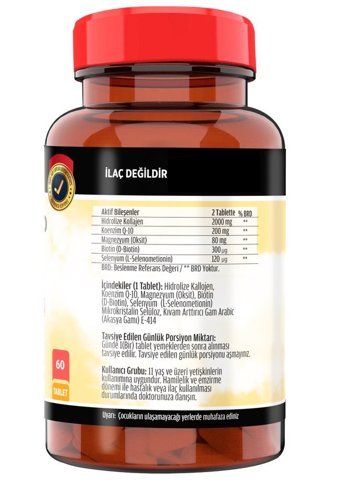 Flx Hydrolyzed Collagen Yetişkin 60 Adet