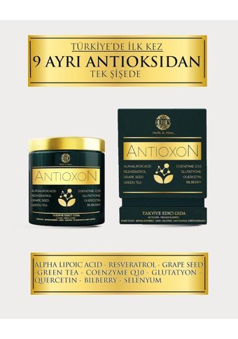 Herbes Antioxon Üzüm Yaban Mersini Yeşil Çay Ekstresi Yetişkin 60 Adet