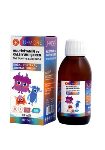U-More Portakallı Çocuk Vitamin 150 ml