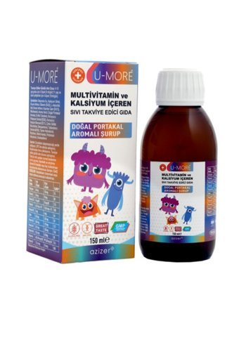 U-More Portakallı Çocuk Vitamin 150 ml