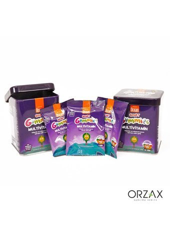 Ocean Smart Gummies Limon Portakal Çilek Elma Yetişkin 2x64 Adet