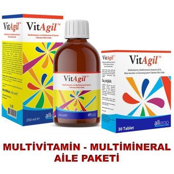 Allergo Vitagil Yetişkin Mineral 30+250 Adet