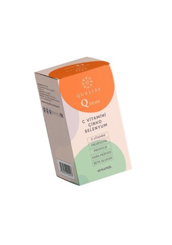 Qualiss Q More Kara Mürver Propolis Yetişkin Mineral 60 Adet