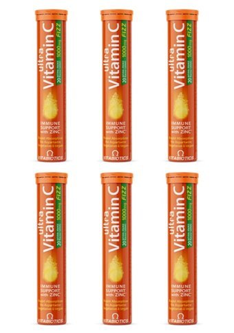 Vitabiotics Ultra Vitamin C Portakallı Yetişkin 6x20 Adet