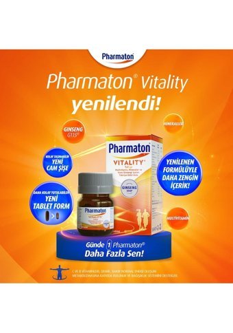 Pharmaton Ginseng G115 Multivitamin Yetişkin Mineral 60 Adet