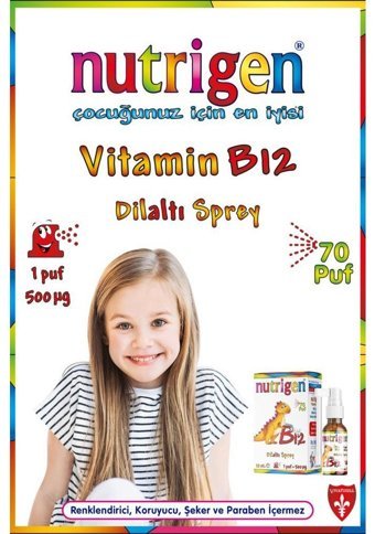 Nutrigen B12 Çocuk Vitamin 10 ml