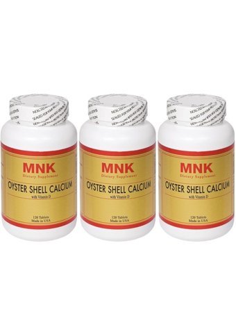 Mnk Oyster Shell Calcium Yetişkin 3x120 Adet