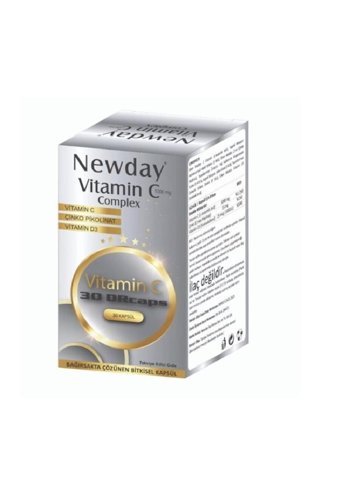 Newday Vıtamın C Complex Yetişkin Mineral 30 Adet