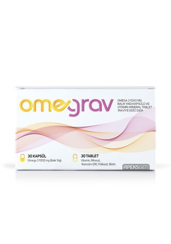 Omegrav Omega 3 Yetişkin 2x30 Adet