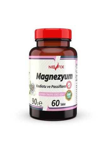 Nevfix Magnezyum Yetişkin Mineral 60 Adet